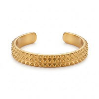 Spike Textured Cuff Bracelet