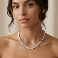 Moissanite Tennis Necklace