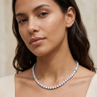 Moissanite Tennis Necklace