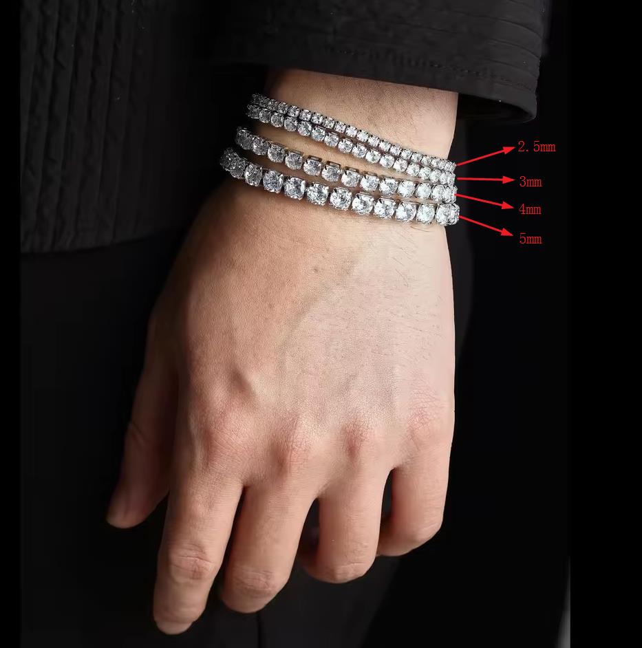 Iced Out Tennis Bracelet