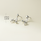 Star Burst Ear Jacket Earrings