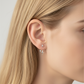 Star Burst Ear Jacket Earrings