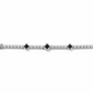Black Clover Tennis Bracelet