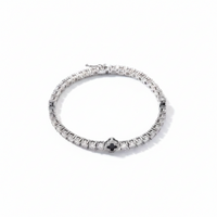 Black Clover Tennis Bracelet